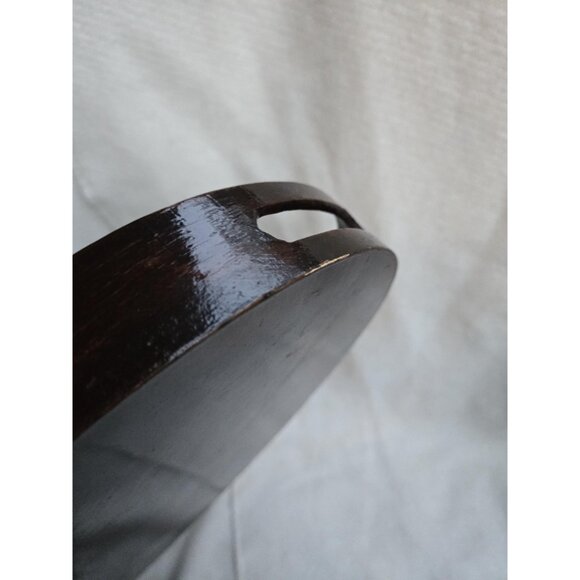 Handpainted Vintage Floral Tray Moody Dark Still Life Roses Tulips - Picture 8 of 10